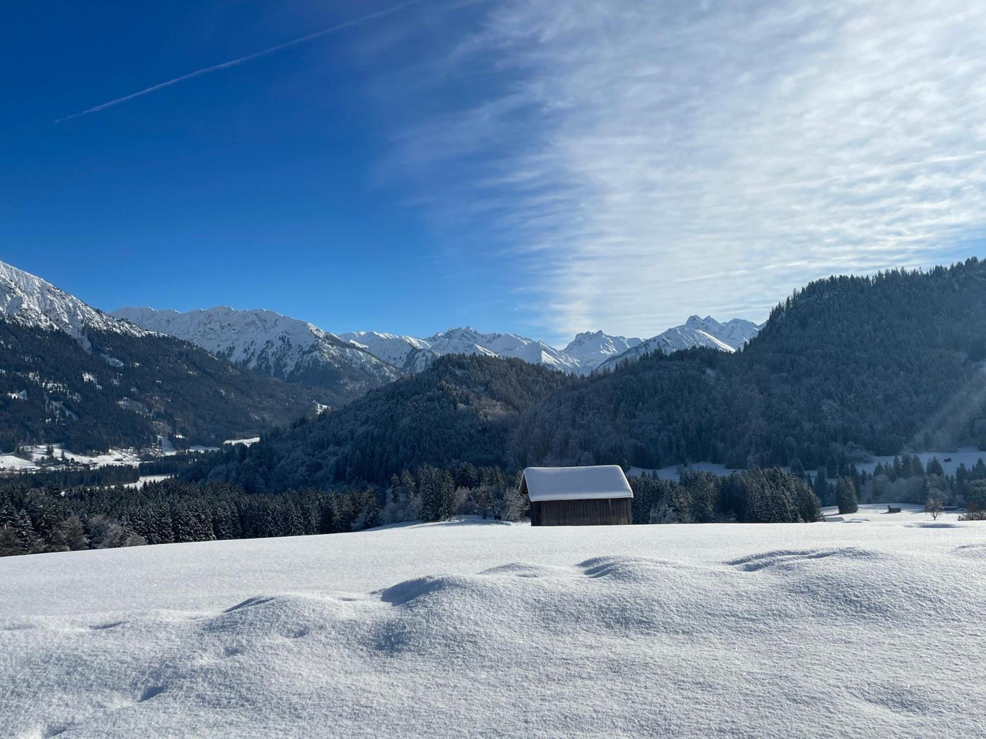 Hotel Garni Oberdorfer Stuben Obermaiselstein Dış mekan fotoğraf