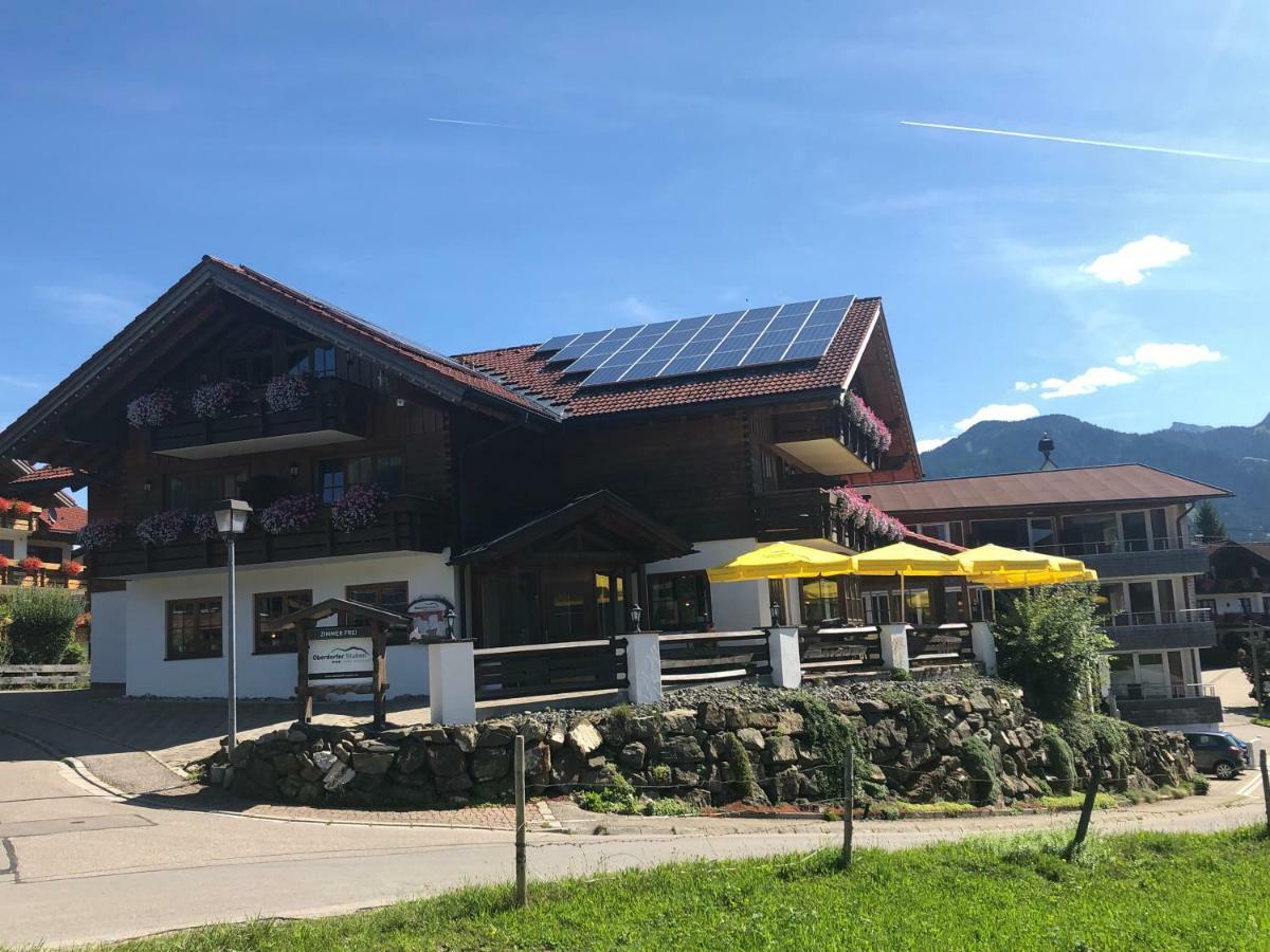Hotel Garni Oberdorfer Stuben Obermaiselstein Dış mekan fotoğraf